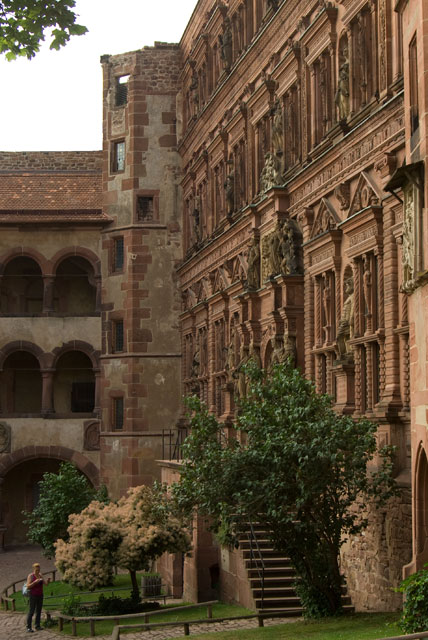 Heidelberg Castle Courtyard