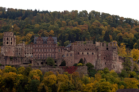 Heidelberger Schloss im Herbst