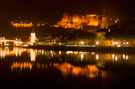 Heidelber Schloss und alte Br&uuml;cke