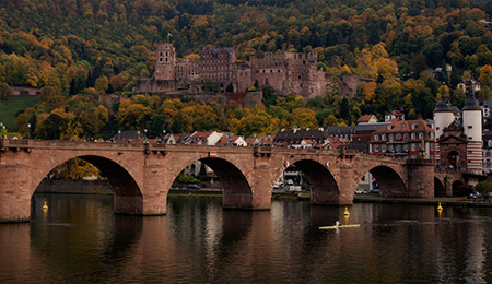 Heidelberger Schloss und die alte Bruecke