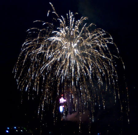 Feuerwerk am Heidelberger Schloss