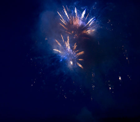 Feuerwerk am Heidelberger Schloss