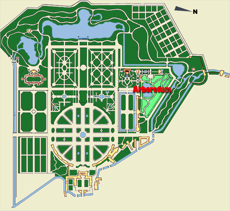 Arboretum Lageplan